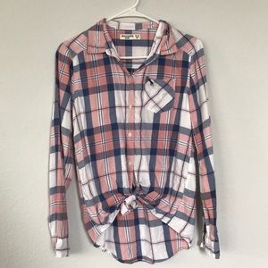 Abercrombie & Fitch: Button-Up Striped Top